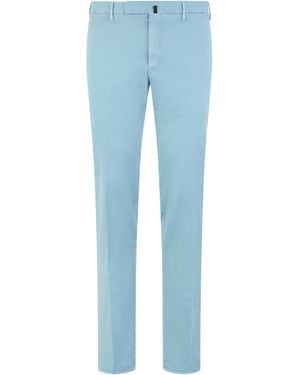 Slowear Slim Fit Cotton Pants - Blue