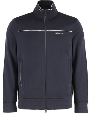 Moncler Full-Zip Hoodie - Blue