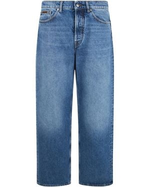 Moncler Straight Fit Jeans - Blue