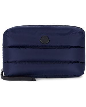 Moncler Mini Elegant Beauty Case 28 Cm - Blue