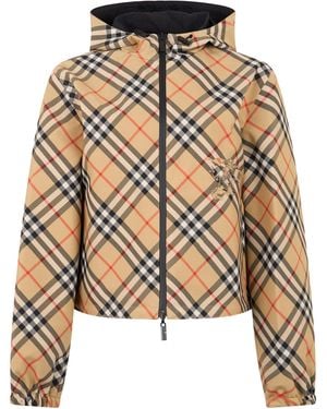 Burberry Hooded Jacket - Metallic