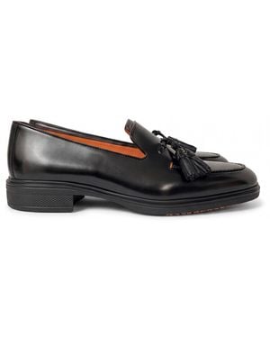 Santoni Easy Loafers - Black