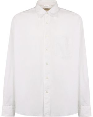 Aspesi Buttoned Sleeved Shirt - White
