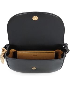 Stella McCartney Frayme Medium Flap Shoulder Bag - Black