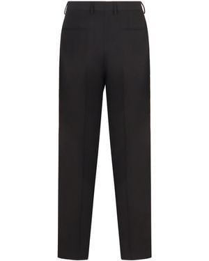 Dries Van Noten Classic Wool Trousers - Black