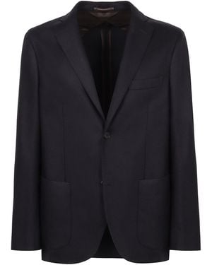 Slowear Single-Breasted Two-Button Jacket - Black