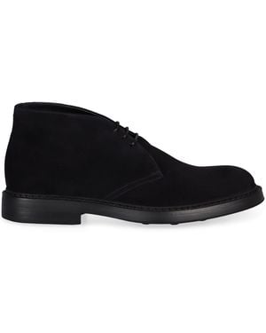 Doucal's Suede Desert Boots - Black