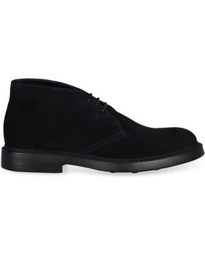 Doucal's Suede Desert Boots - Black