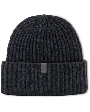 Slowear Mixed Wool Hat - Black