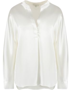 Vince Silk Blouse - White