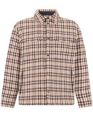Burberry Giacca in lana a quadri - Marrone