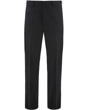 Prada Pantaloni in lana vergine - Nero