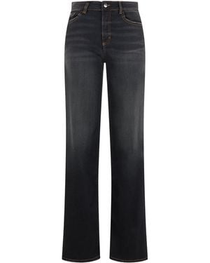 ICON DENIM Jeans a gamba dritta in denim di cotone - Blu