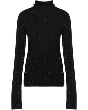 Pinko Moss Long Sleeve Sequin Top - Black