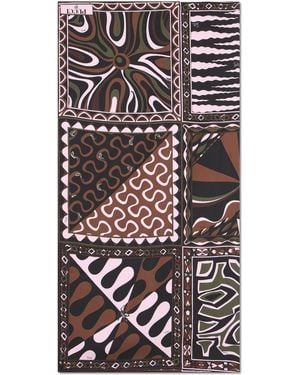 PUCCI Printed Silk Scarf - Black