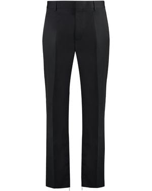 Off-White c/o Virgil Abloh Virgin Wool Trousers - Black