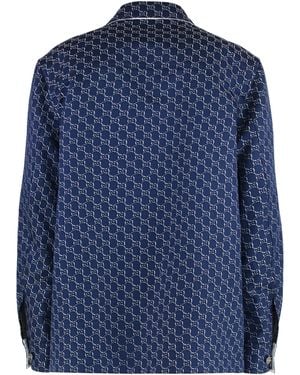 Gucci Cotton Overshirt - Blue