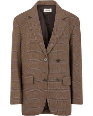 P.A.R.O.S.H. Double-Breasted Jacket - Brown