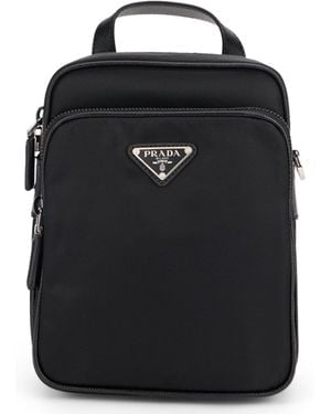 Prada Borsa a mano in Re-Nylon - Nero