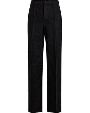Rick Owens High-Waisted Pants - Black