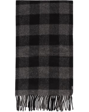 Woolrich Wool Blend Scarf - Black