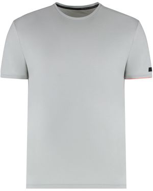 Rrd T-shirt girocollo in misto cotone - Grigio