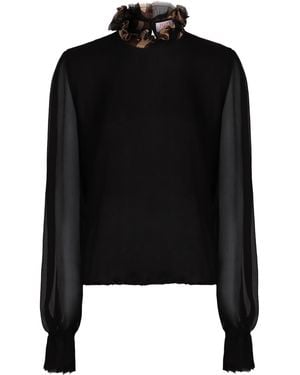 PUCCI Blusa in seta - Nero