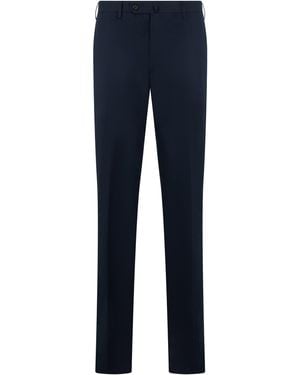 Slowear Slim Fit Cotton Trousers - Blue