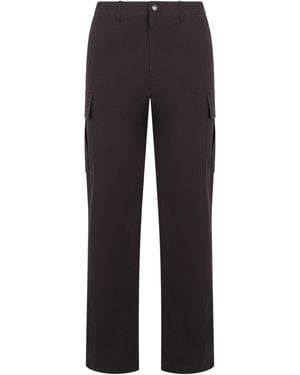 Burberry Cotton Cargo Pants - Blue