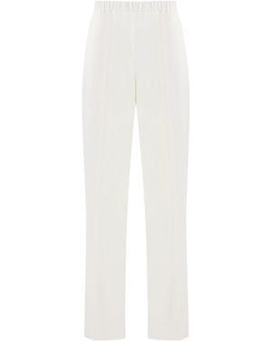 Fabiana Filippi Straight-Leg Trousers - White