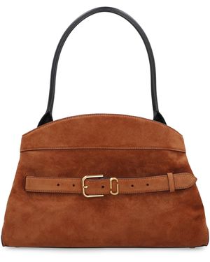 Marc Jacobs The Suede Dakota Satchel - Marrone