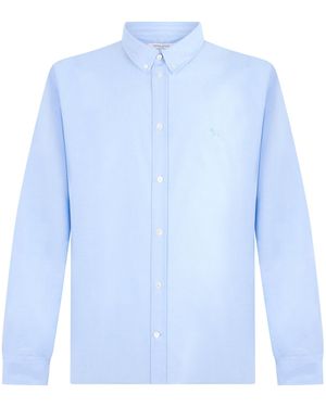 Maison Kitsuné Long Sleeve Shirt - Blue