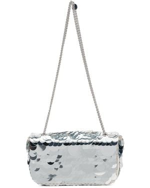 Rabanne Shoulder Bag With Sequins - White
