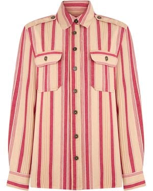 Isabel Marant Cotton Striped Shirt - Pink
