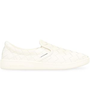 Bottega Veneta Slip-on Sawyer in pelle - Bianco