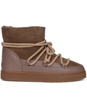 Inuikii Snow Boots With Laces - Brown
