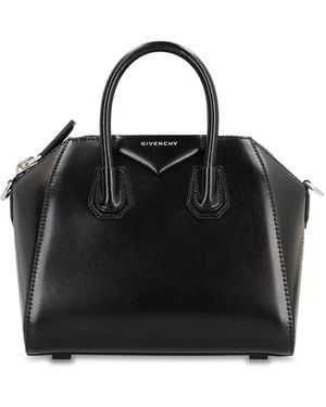 Givenchy Mini borsa a mano Antigona in pelle - Nero