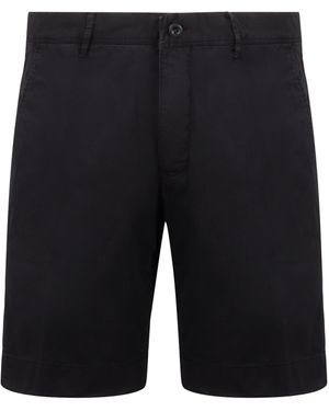 Slowear Cotton Bermuda - Black