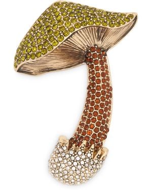 Weekend by Maxmara Mushroom-Shaped Clip - Metallic