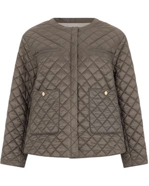 Max Mara Piumino trapuntato in poliestere - Marrone