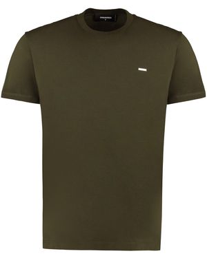 DSquared² Logo Cotton T-Shirt - Green