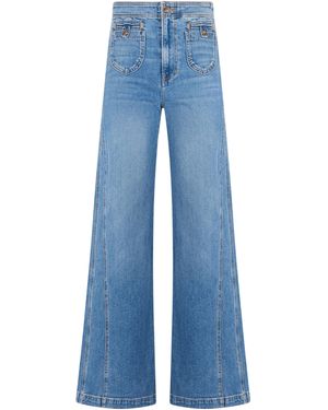 Veronica Beard Jeans flared - Blu