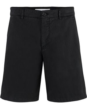 Department 5 Tim Cotton Bermuda Shorts - Black