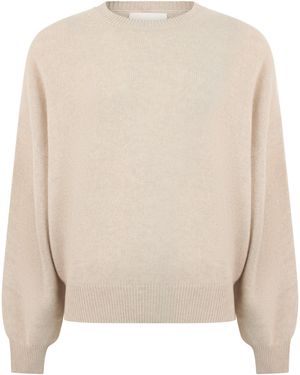 Lisa Yang Crew Neck Jumper - Natural