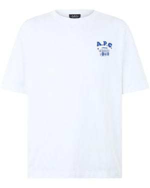 A.P.C. T-Shirt Cotton T-Shirts - White