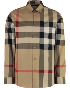 Burberry Long Sleeve Summerton Shirt - Brown