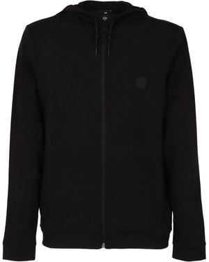 Paul Smith Full Zip Hoodie - Black