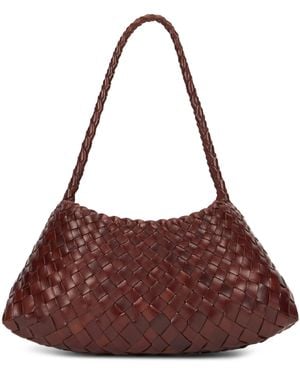 Dragon Diffusion Borsa a spalla intrecciata - Marrone