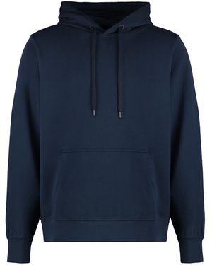 Canada Goose Felpa in cotone Huron con cappuccio - Blu