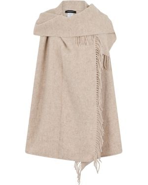 Fabiana Filippi Scarf With Fringes - Natural